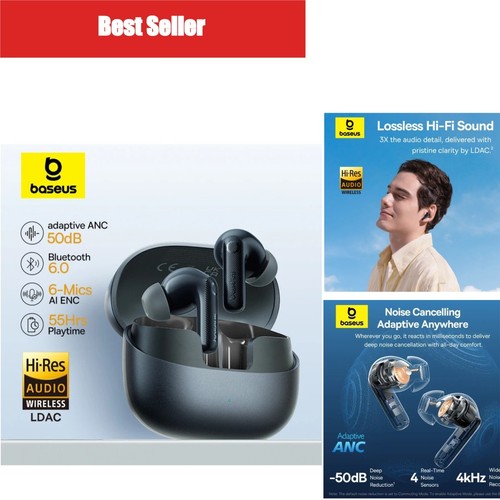 Baseus bass ep10 pro anc - baseus,